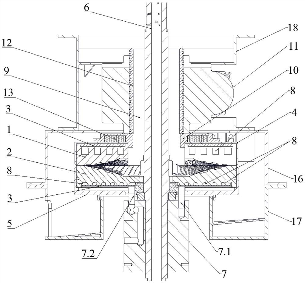 Self-cooling grinding mechanism