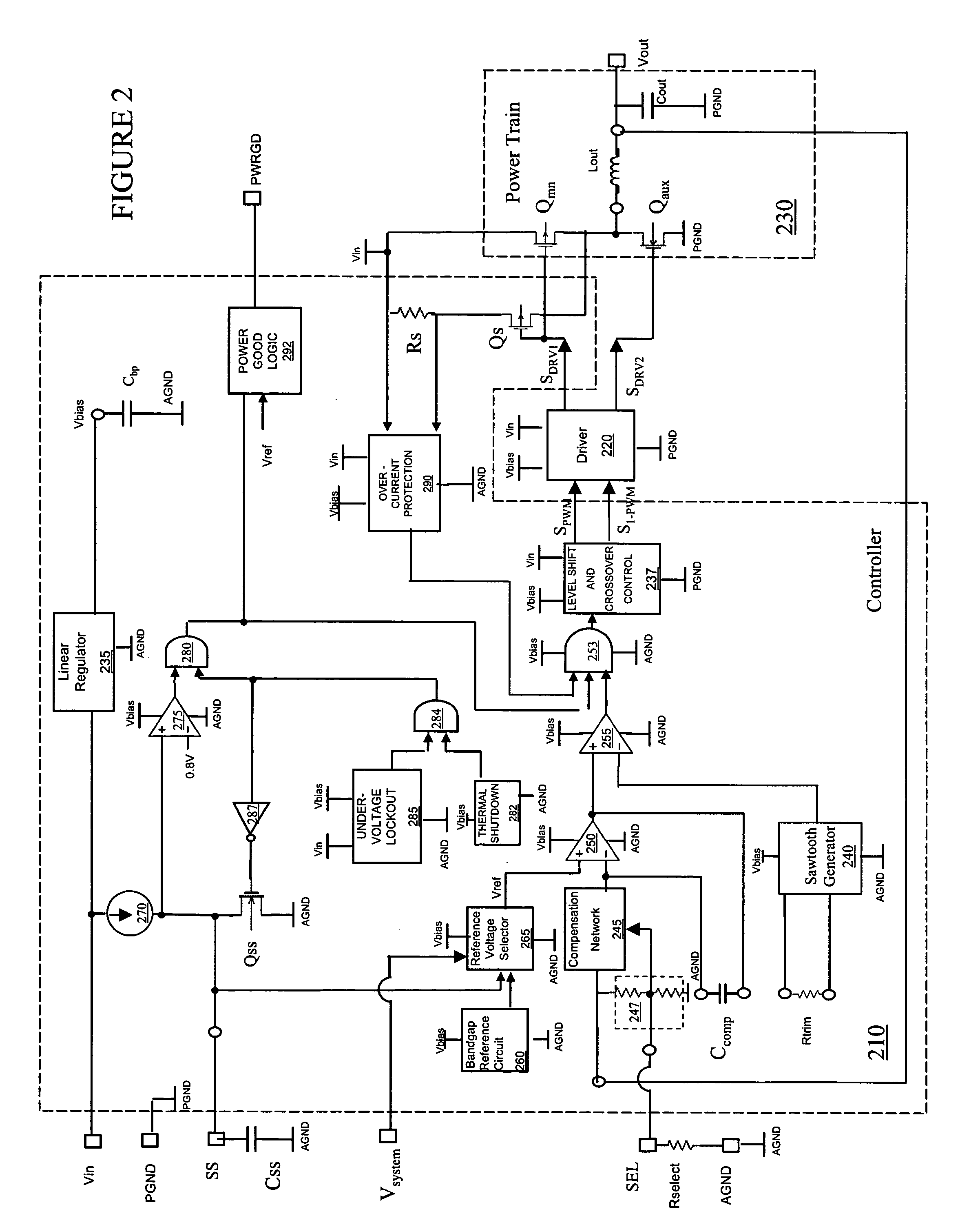 Integrated circuit employable with a power converter