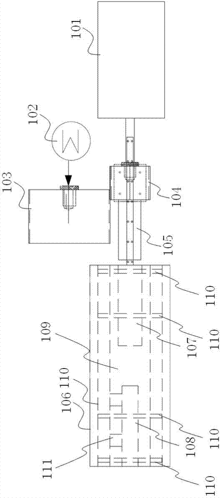 Cylindrical battery roll core shaping device and shaping method