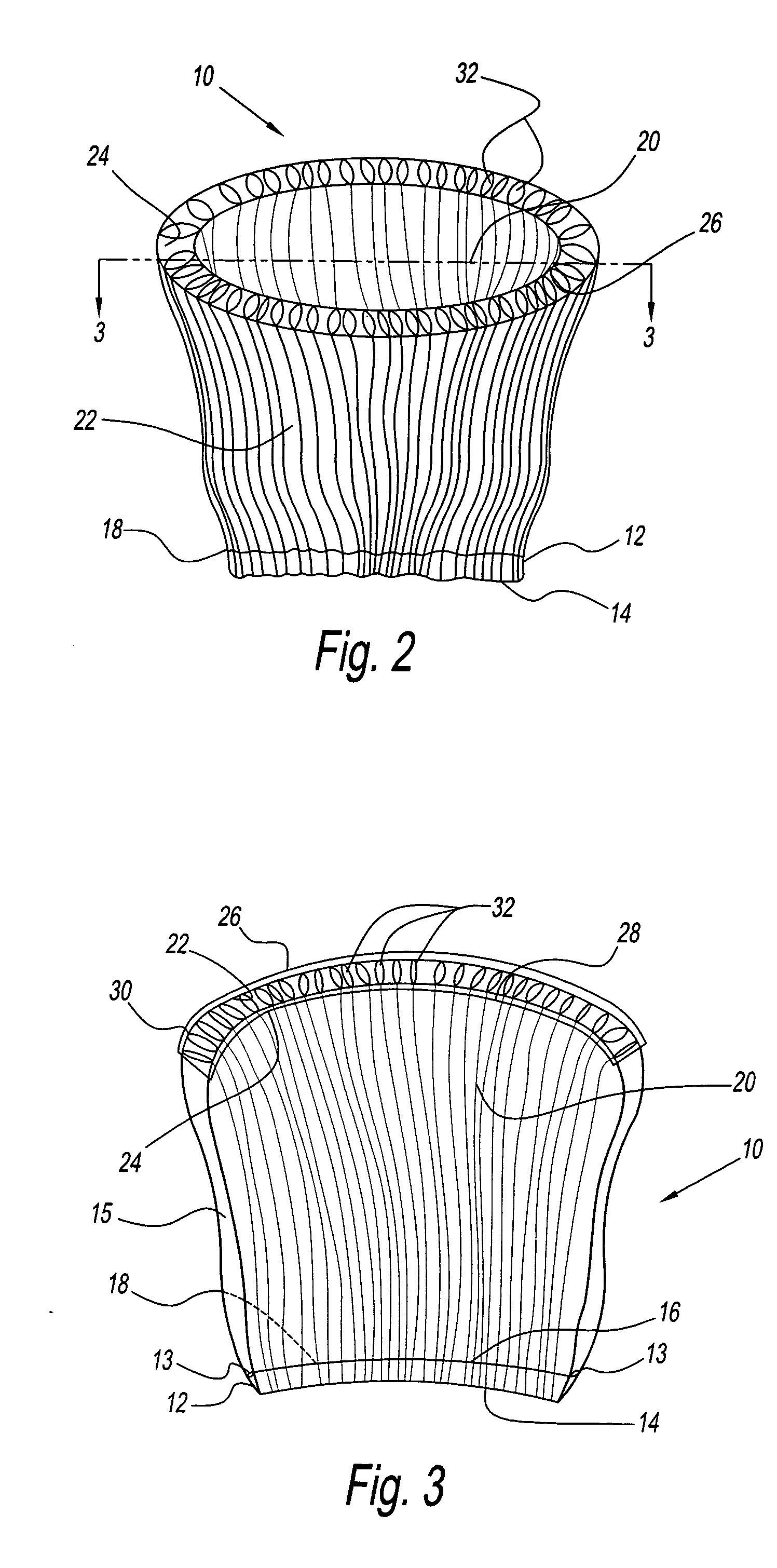 Two-ply blank and a method of manufacturing a circularly knitted two-ply blank