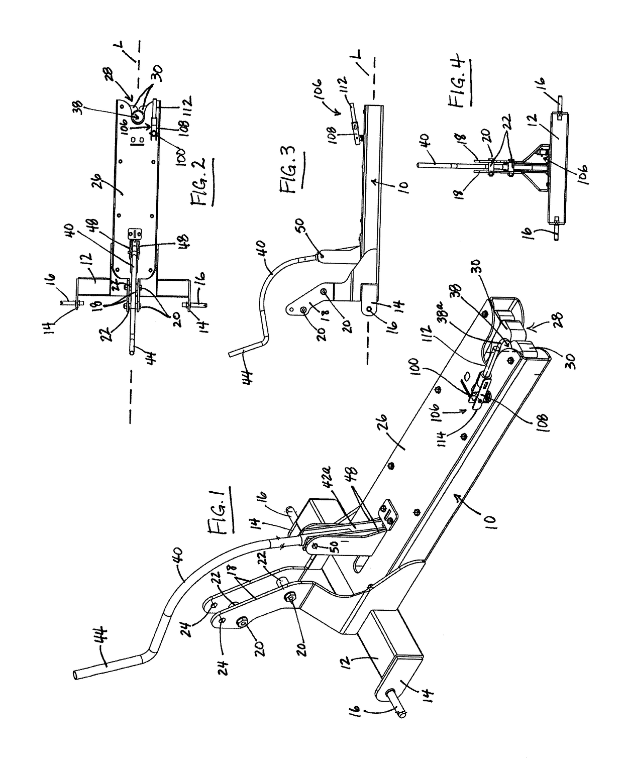 Conversion Unit for Indirect Connection of a Mounted Implement to a Working Machine and Enabling Angular Adjustment and Swivelling of Same