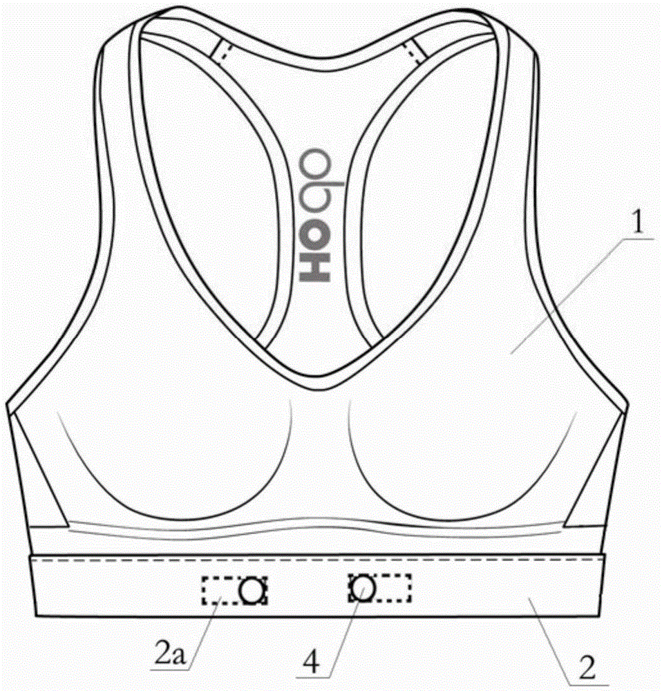 Bra with intelligent monitoring function