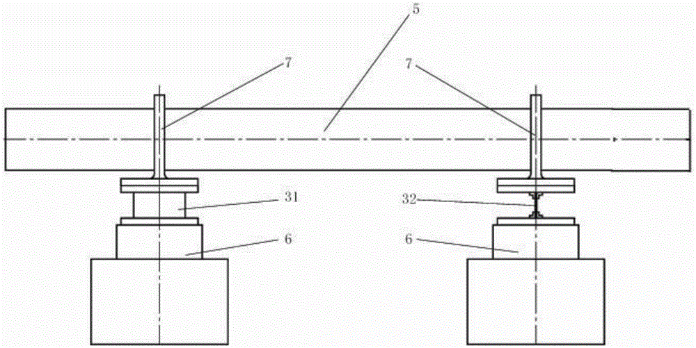 Connector structure used for dual-table synchronous vibration