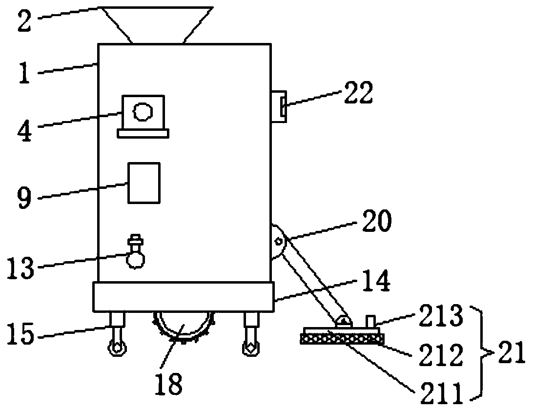 Environment-friendly domestic sewage treatment device and treatment method