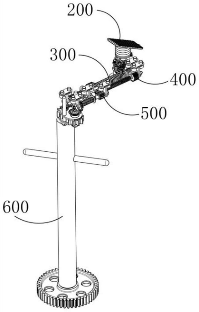 Large-capacity domestic waste treatment system that prevents odor from spreading