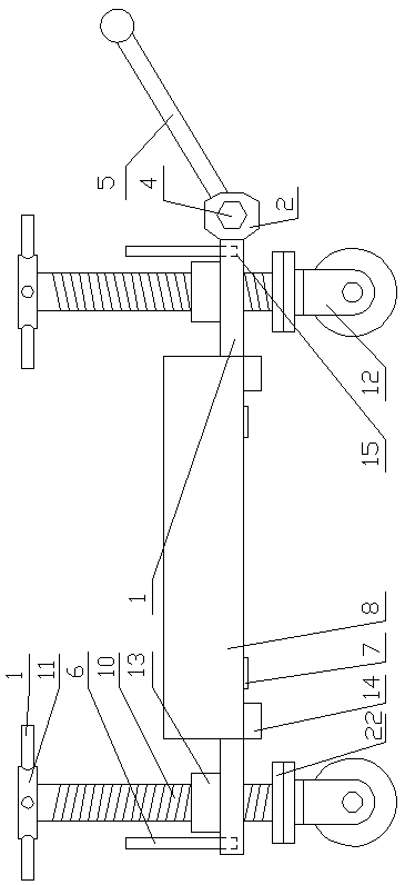 Conveying vehicle with adjustable height and gradient of carrying surface