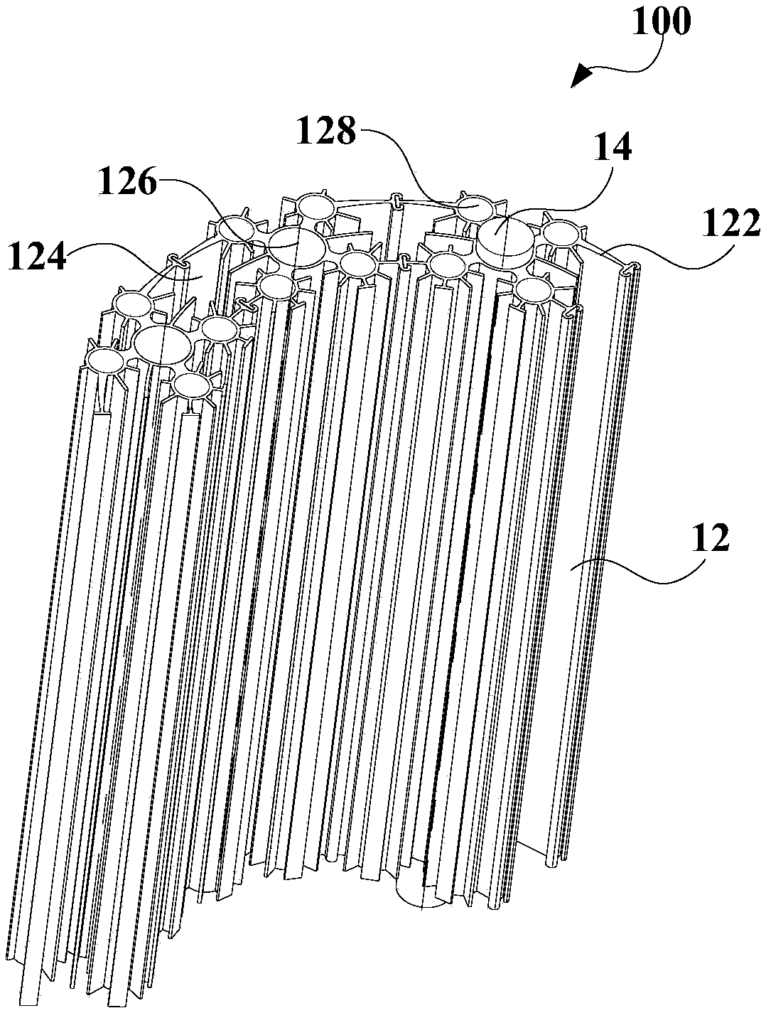 Heat storage components and air conditioners