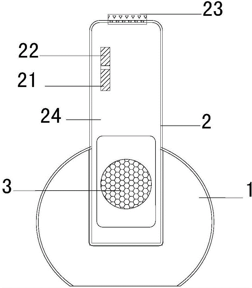 A built-in sealable speaker device