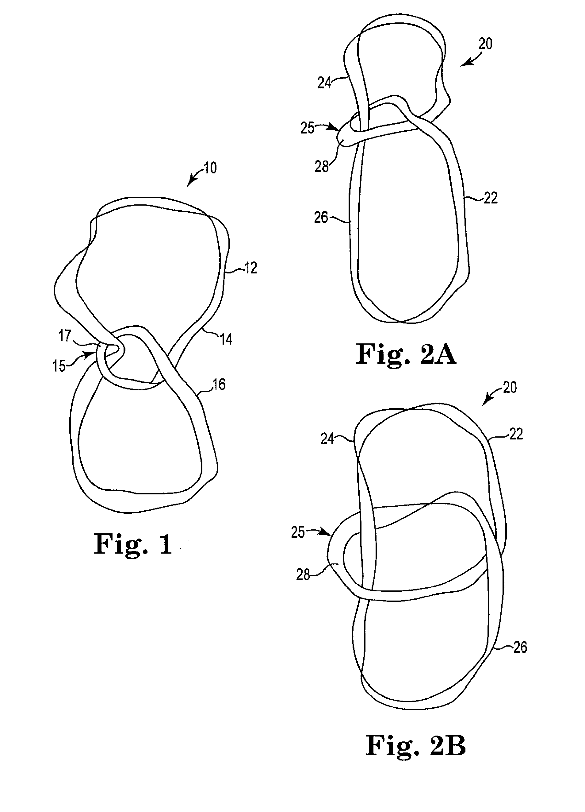 Closed loop device incorporating one or more indecomposable knots and methods of using