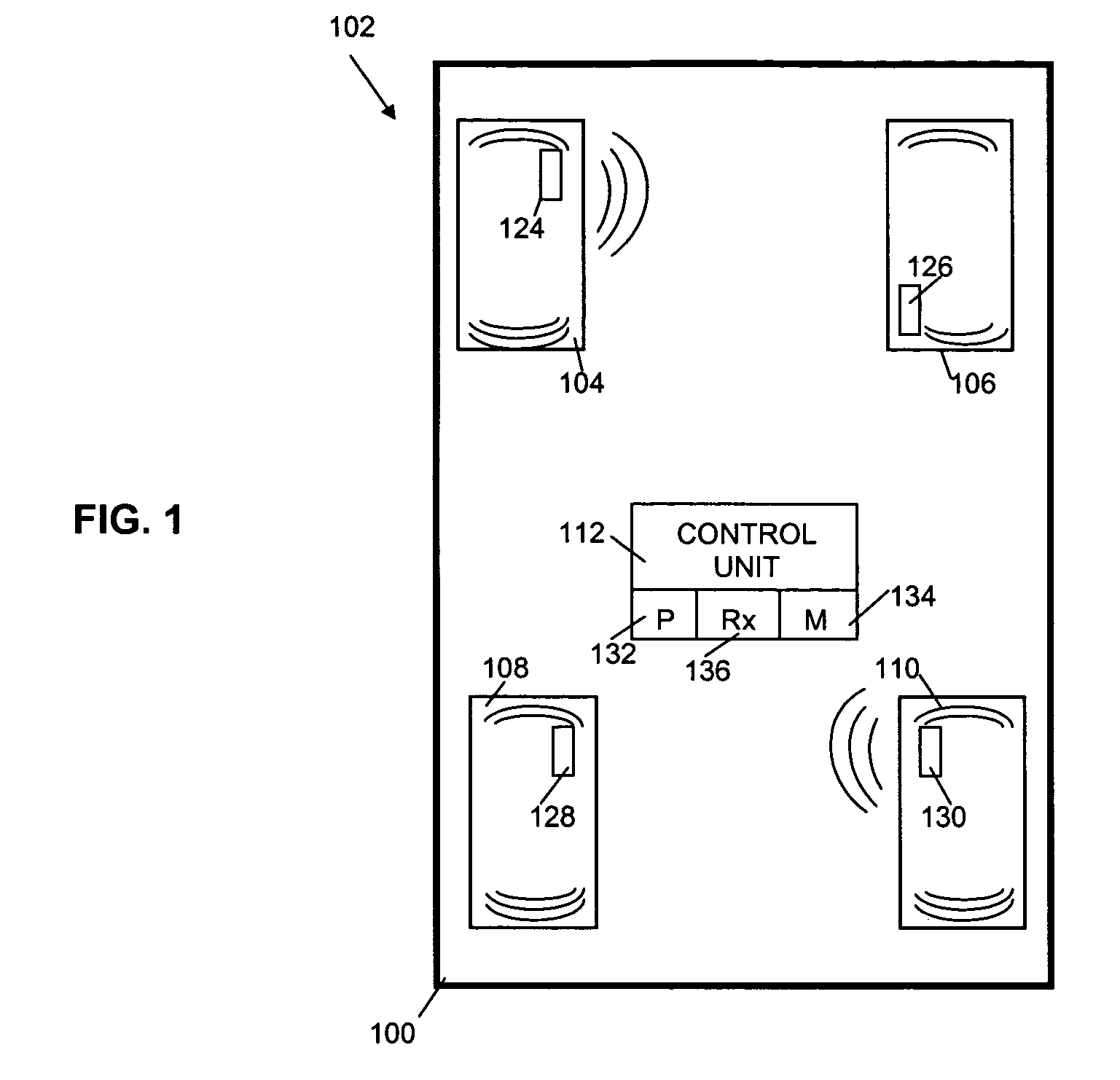 Motion detection using a shock sensor in a remote tire pressure monitoring system