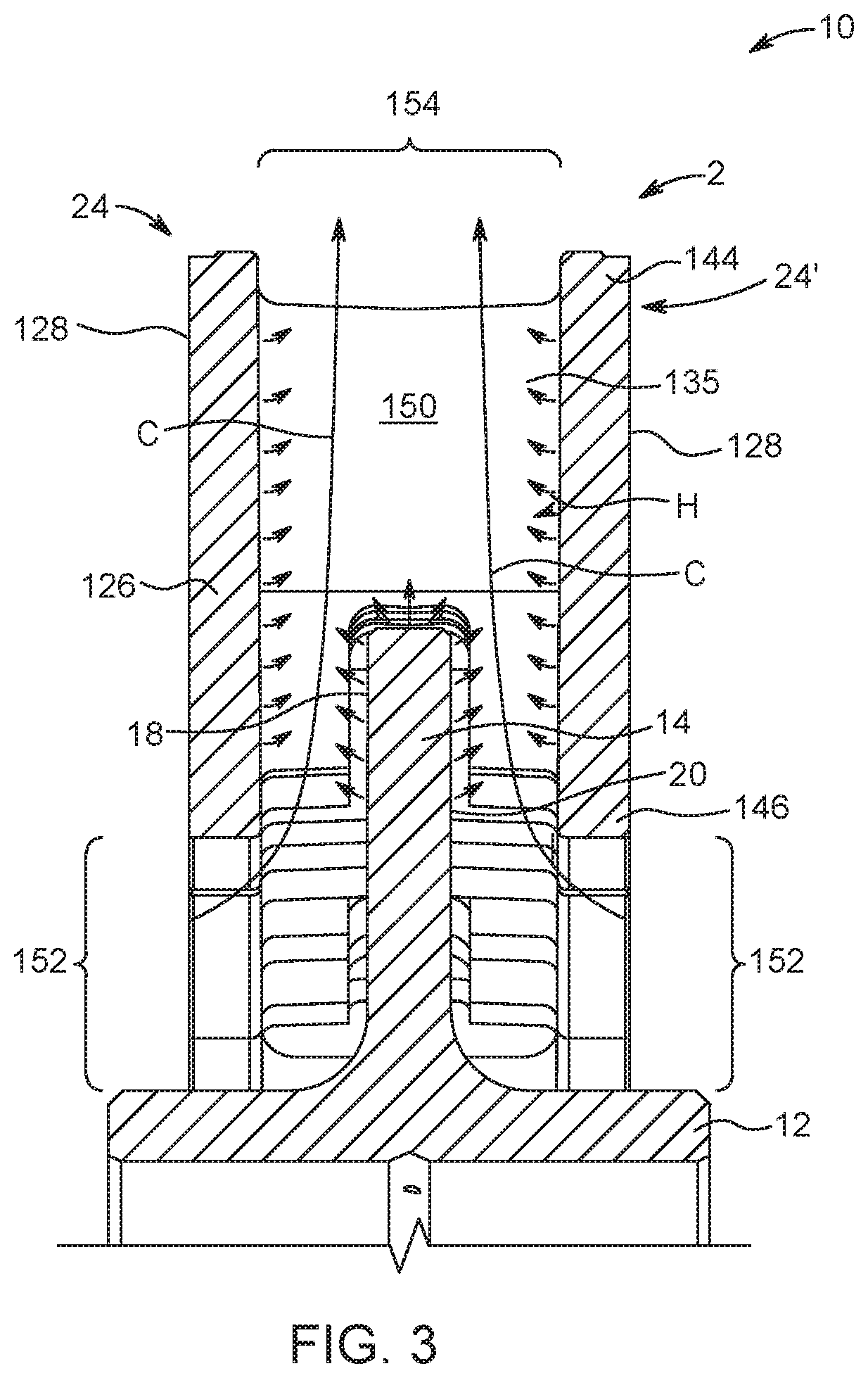 Ventilated brake disc