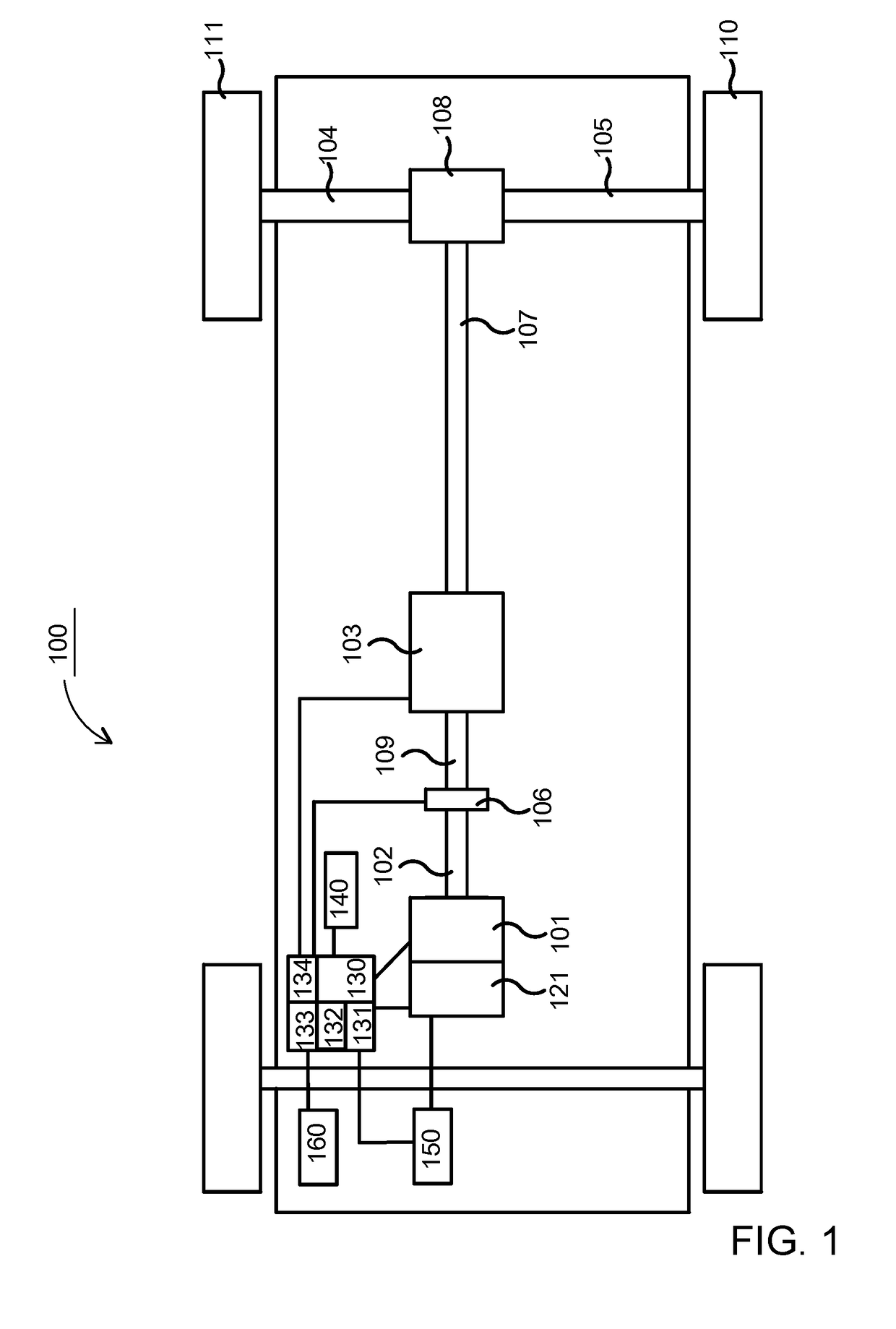 Control of an internal combustion engine in a vehicle