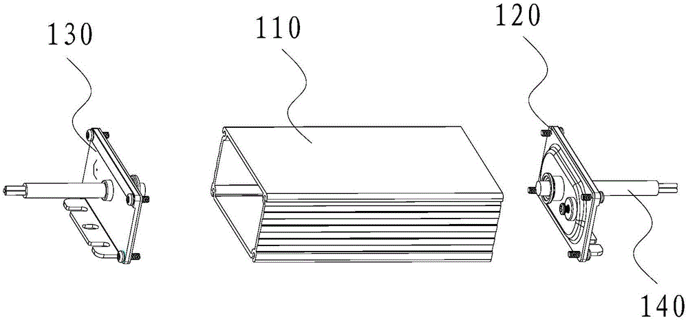 Waterproof shell structure capable of balancing internal and external pressure and LED (Light Emitting Diode) driving power supply