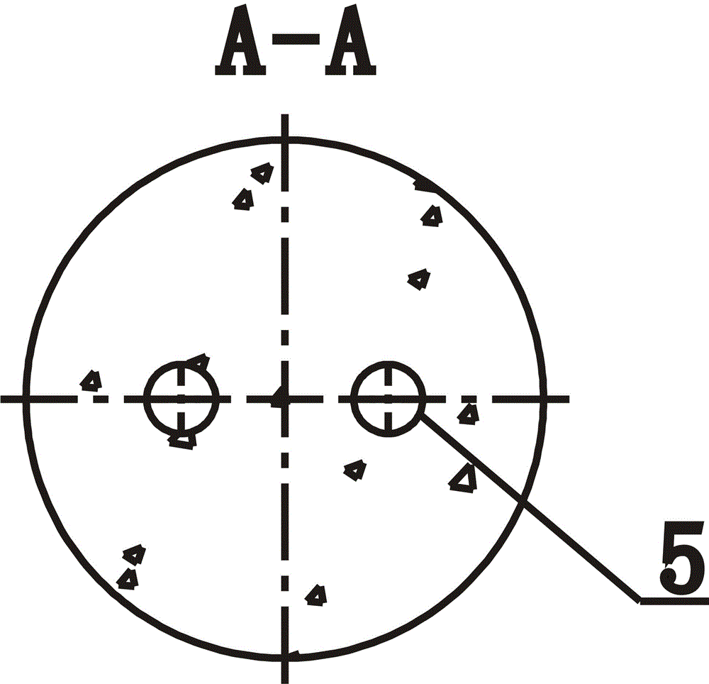 Ladle refining auxiliary argon blowing apparatus