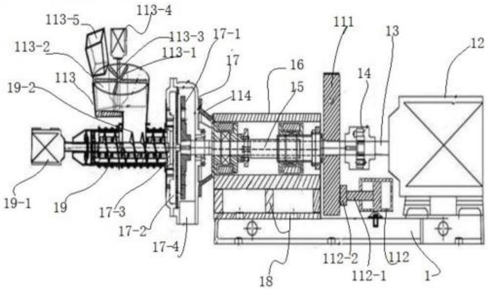 An energy-saving straw decomposition machine with automatic control of the distance between grinding discs and its control method