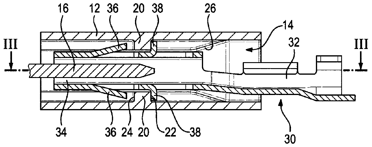 Interface for connecting electric motor to wiring harness, and electric motor