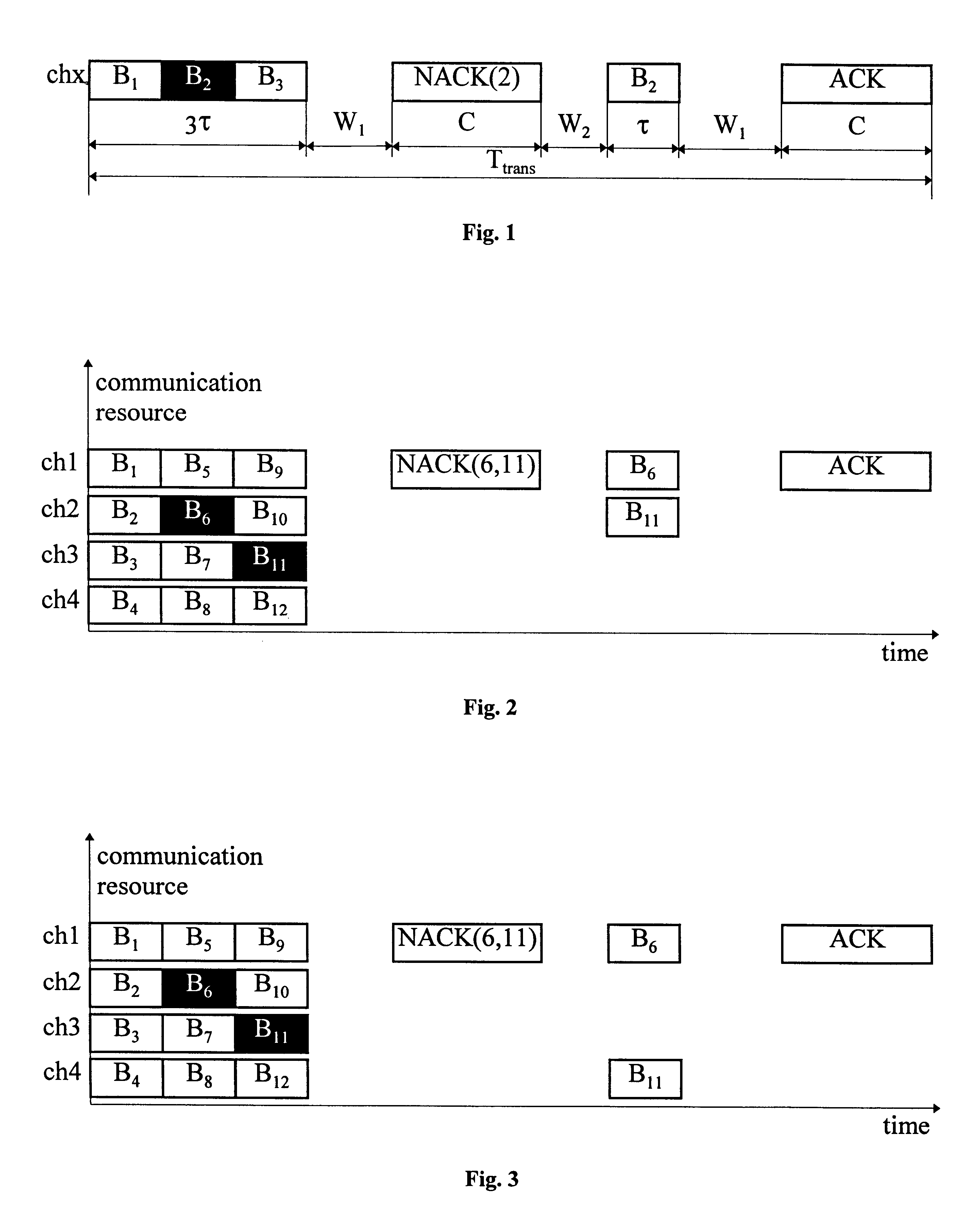 Digital telecommunication system with selected combination of coding schemes and designated resources for packet transmission based on estimated transmission time