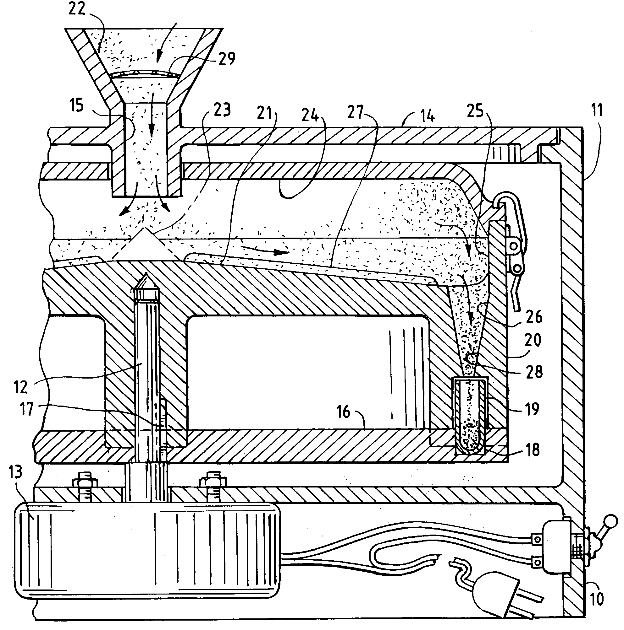 Capsule filling device and method of operation