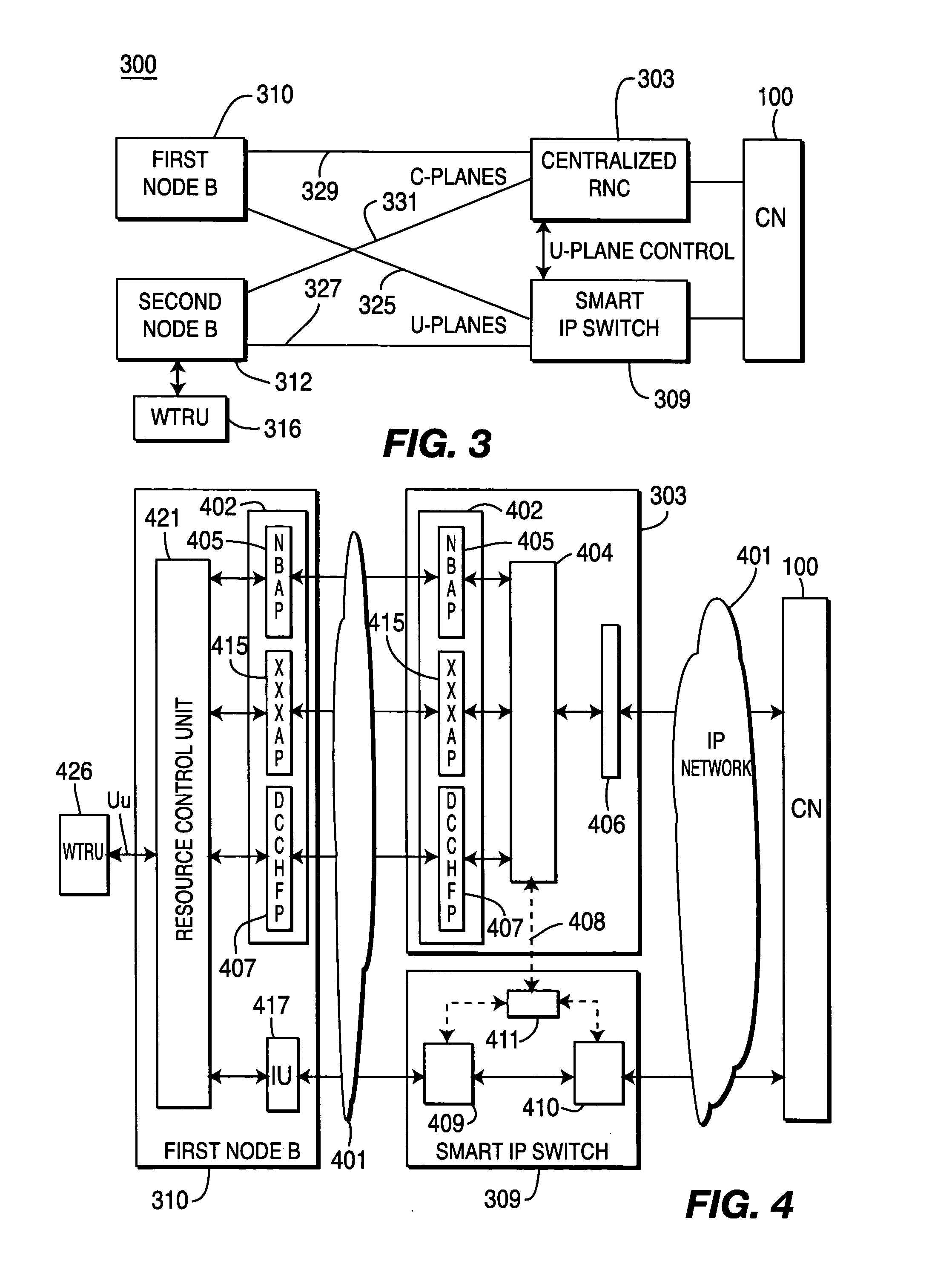 Centralized radio network controller