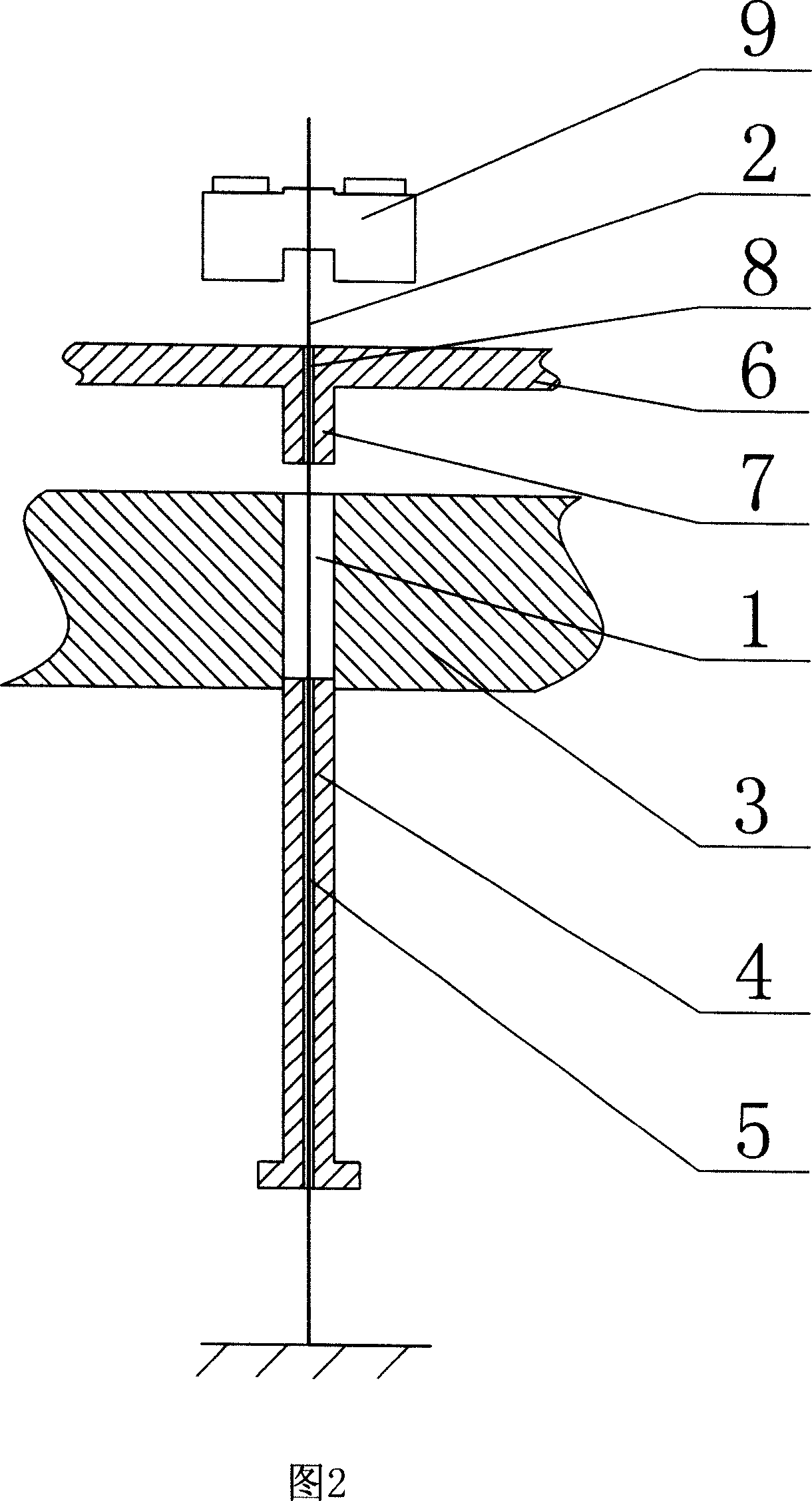 Forming device of blank of cored ceramics and its forming method