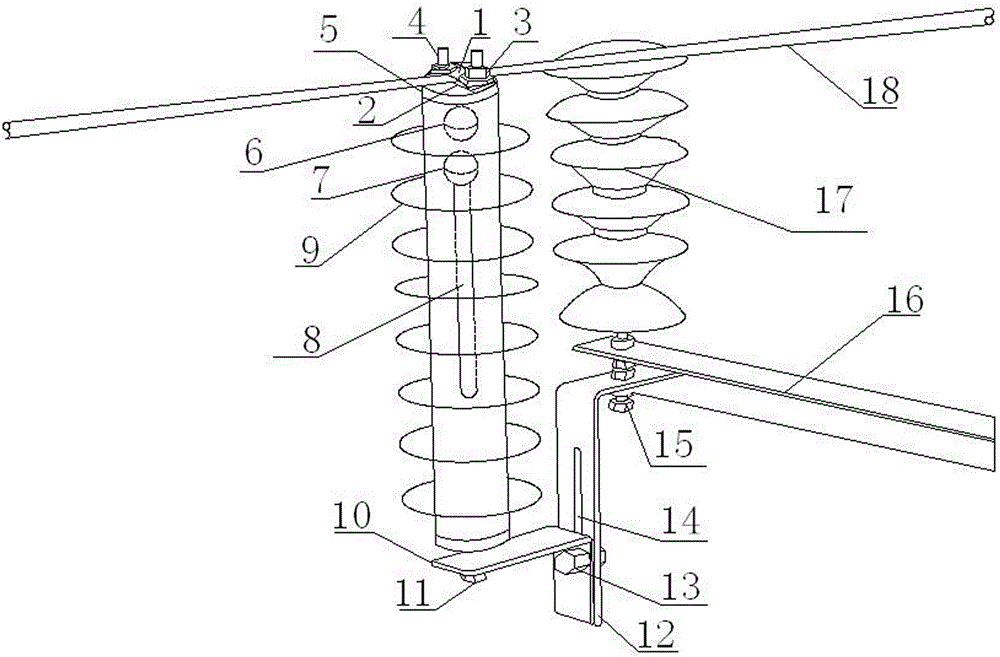 Wiring system with free movement function applied to elevated line system