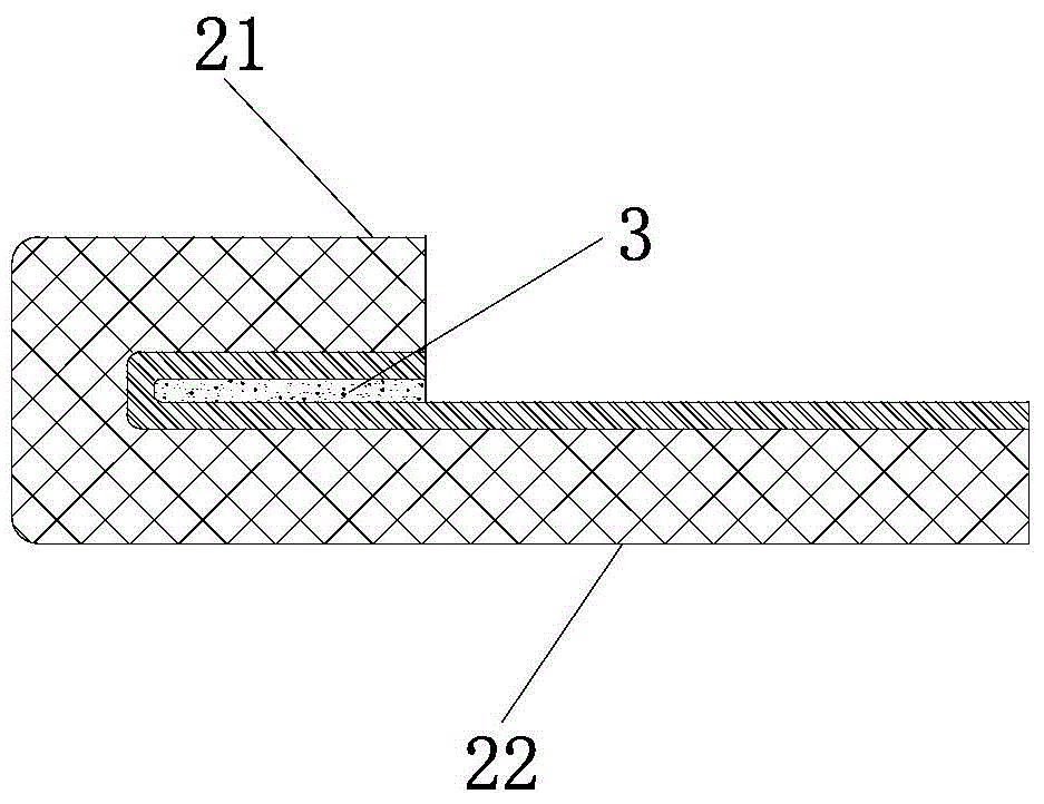 Double-sided conducting metal foil film belt and cable employing same