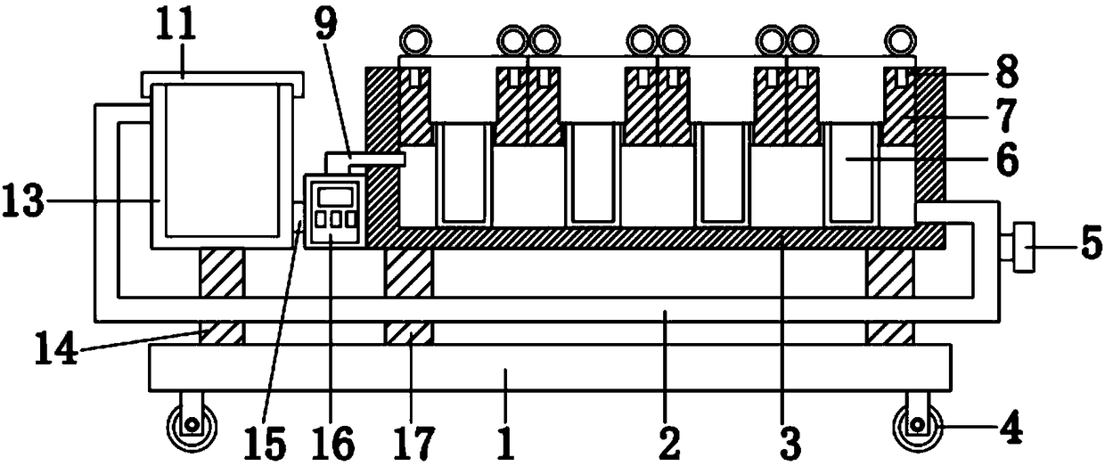 Rice root growth configuration observation device