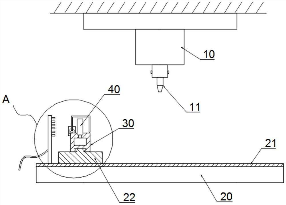 Automatic detection device for tool wear