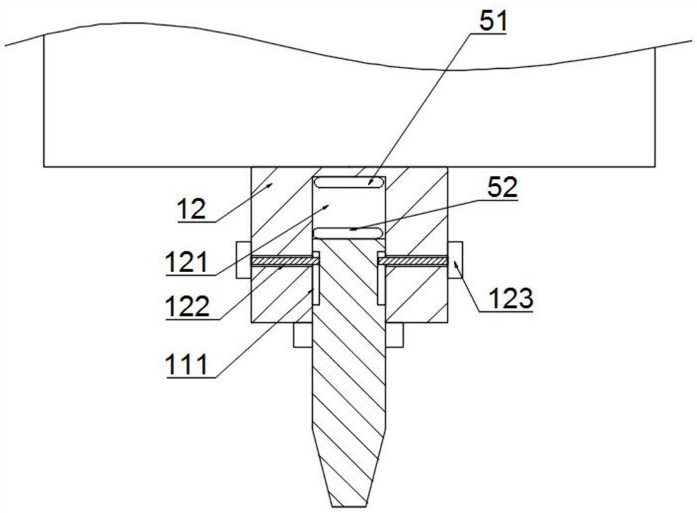 Automatic detection device for tool wear