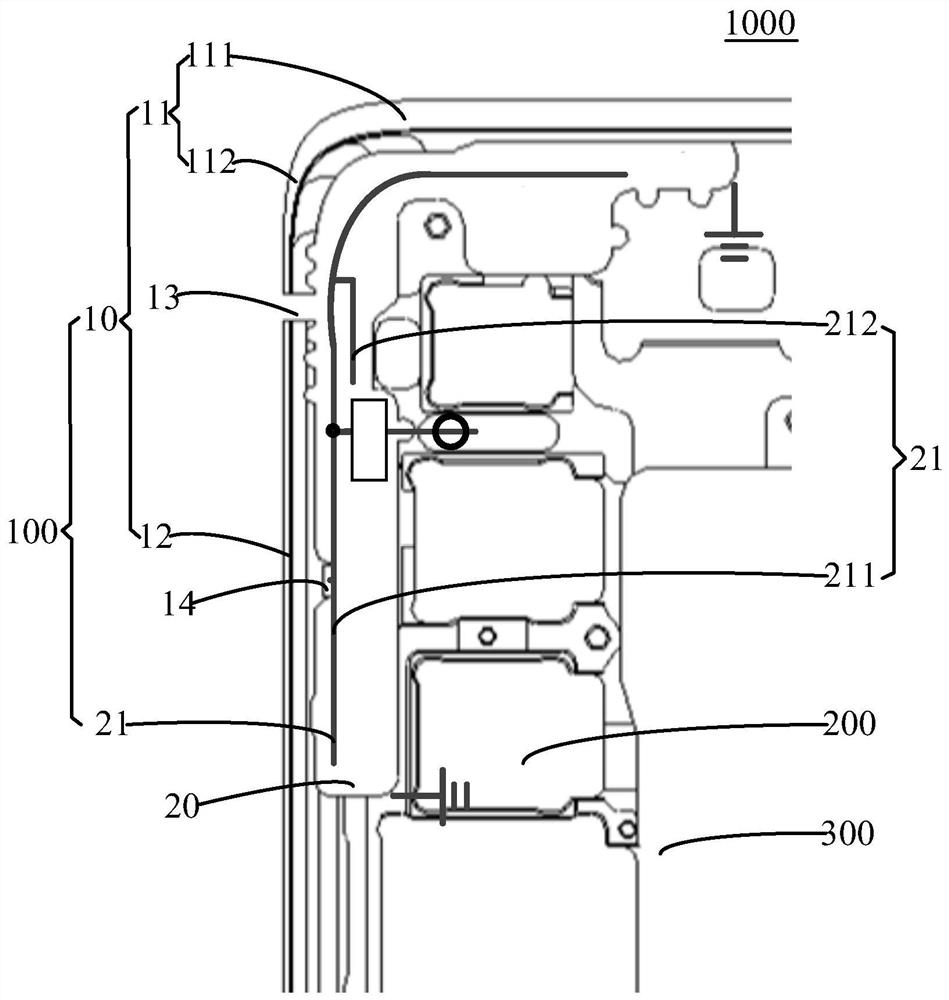 Antenna structure and terminal equipment