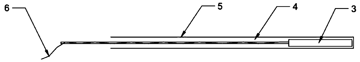 Hole filling device and method for tunnel high-pressure gas rock breaking