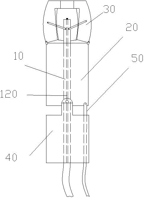 A congenital heart disease occluder recovery forceps