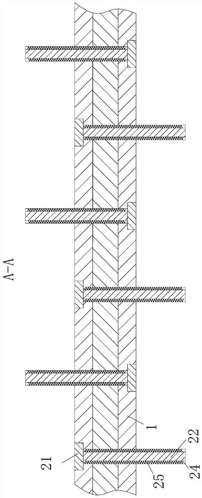 A steel wire grid insulation board