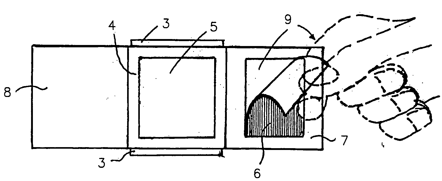 Non-intrusive portable safety seal used to obtain people's dna and genetic patterns through fingerprinting