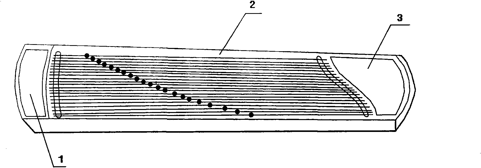 Guzheng soundboard