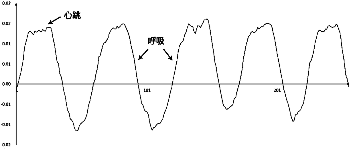 Method for measuring respiratory rate and heart rate of human body based on ultra-wideband radar