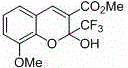 2H-chromene derivative containing perfluoroalkyl group, and synthetic method thereof