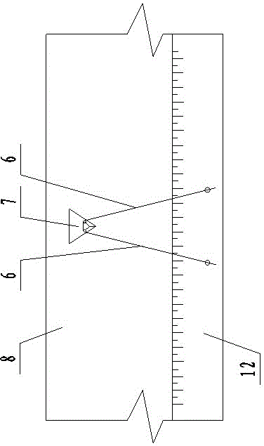 Method for measuring settlement deformation by utilizing inclinometer and angle-adjustable converter