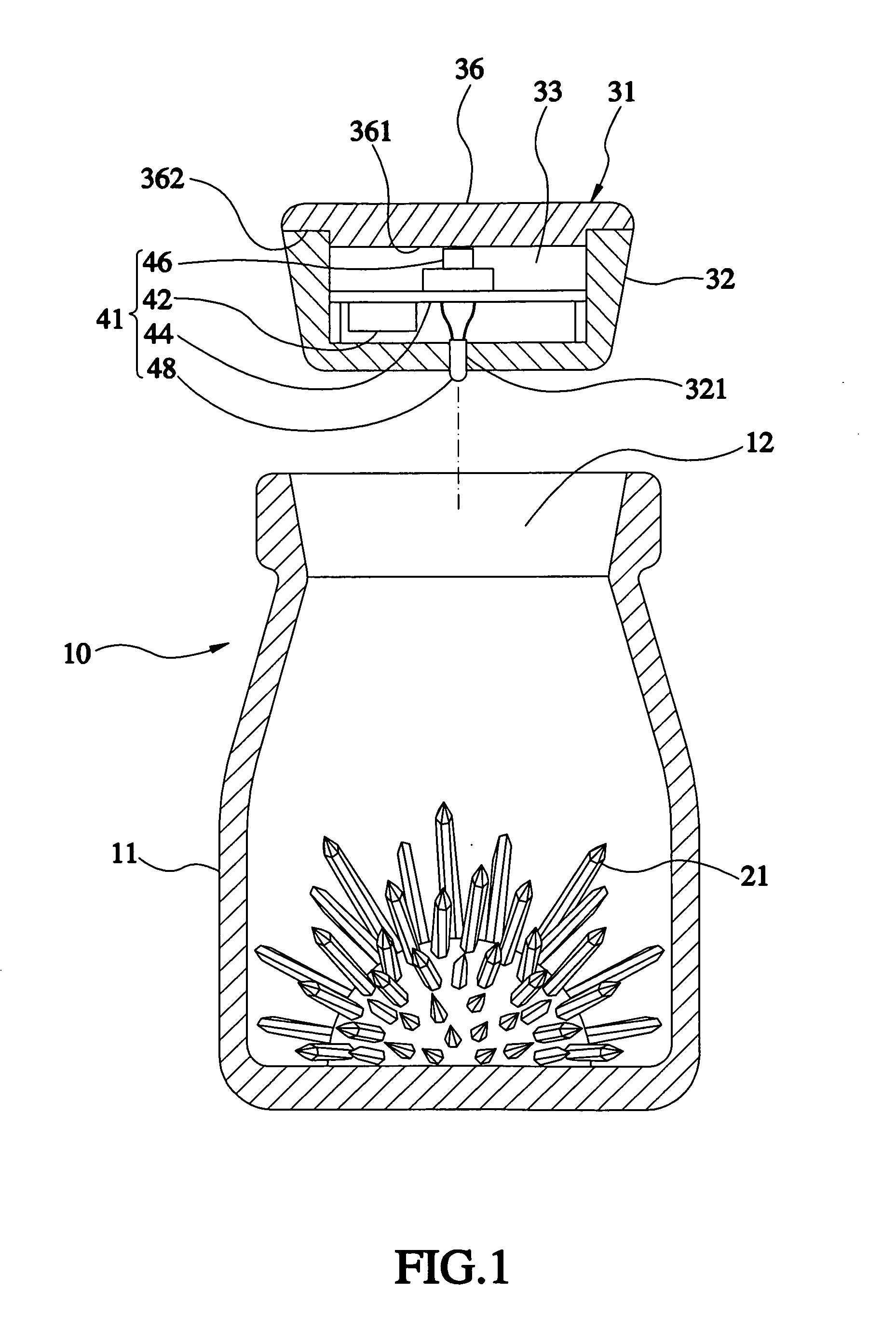 Ornamental container for containing refrangible/reflexible object