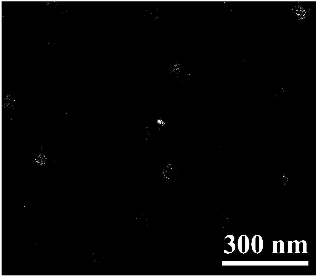 Method of using pulsed laser deposition to prepare independent dispersed cobalt ferrite nano column