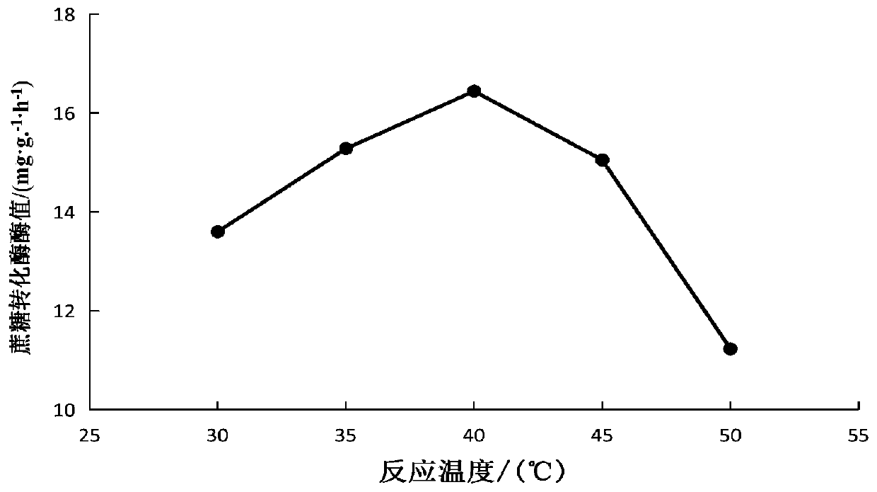 Method for detecting enzyme value of sucrose invertase in honey