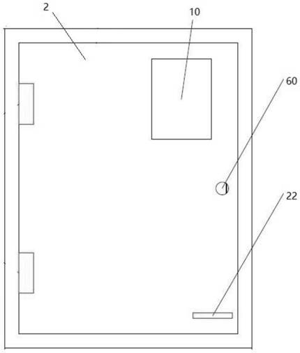 Low-pressure air switch box of fast-assembly transformer platform