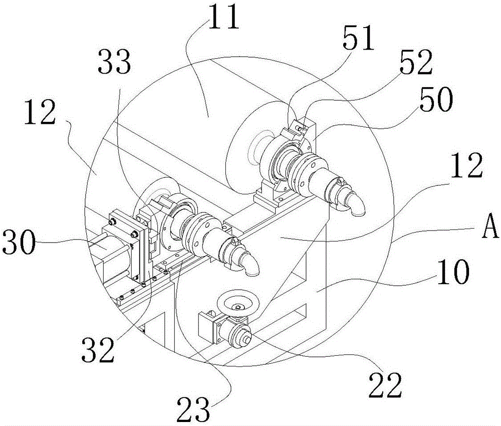 Film synchronous embossing device