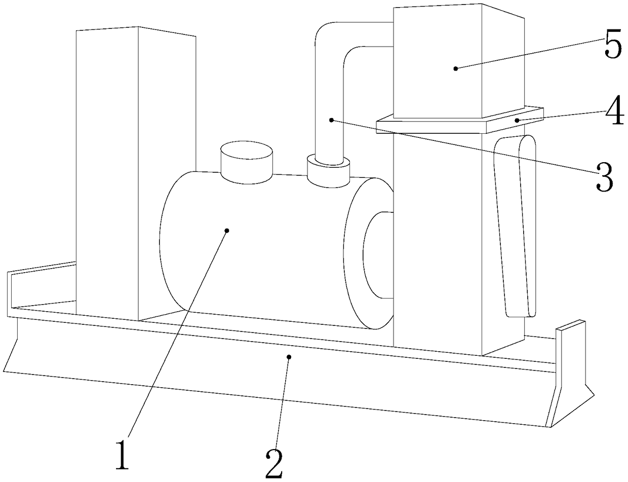 Dust protection device for oil paint production