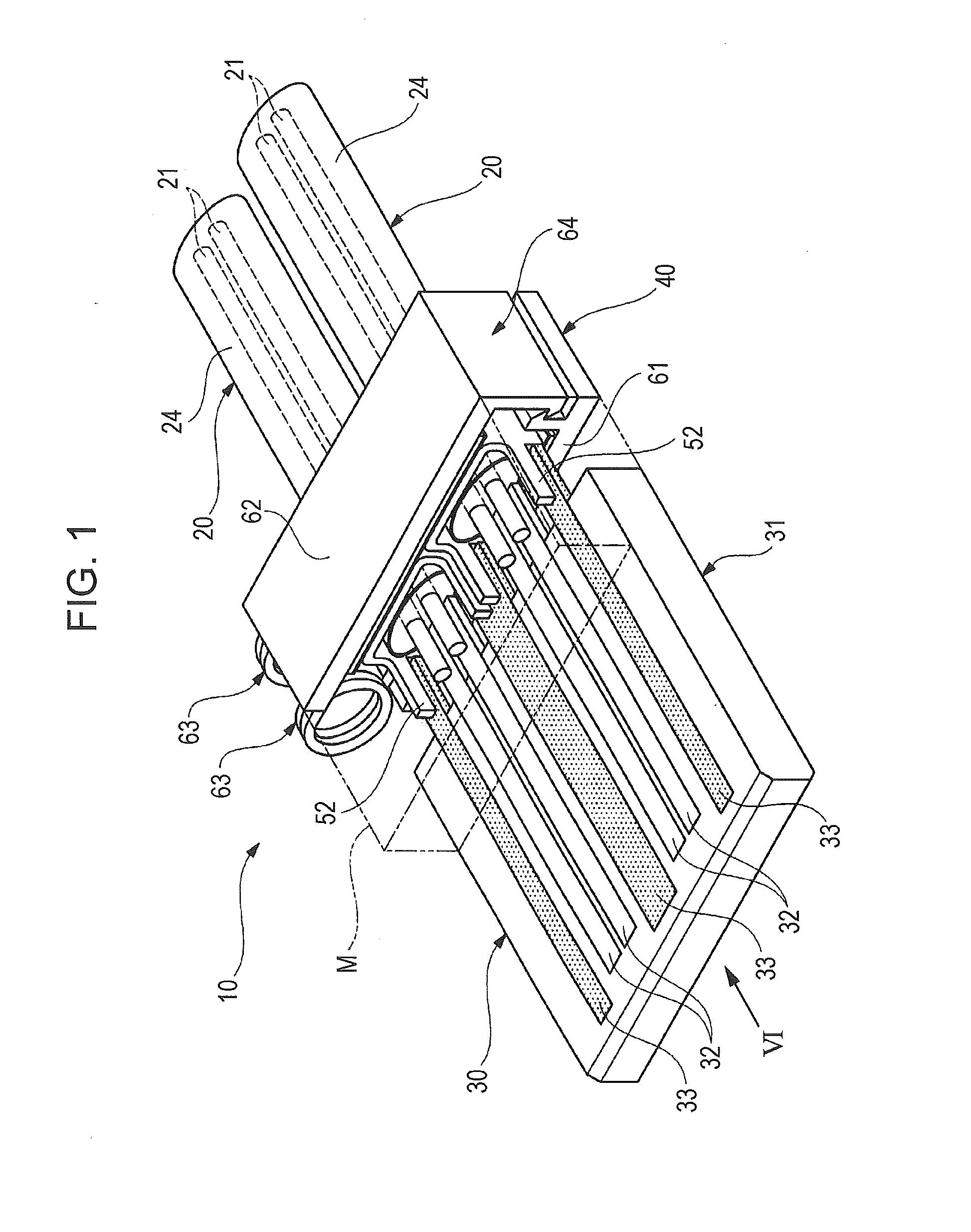 Cable connecting apparatus, cable assembly, and method of making cable assembly