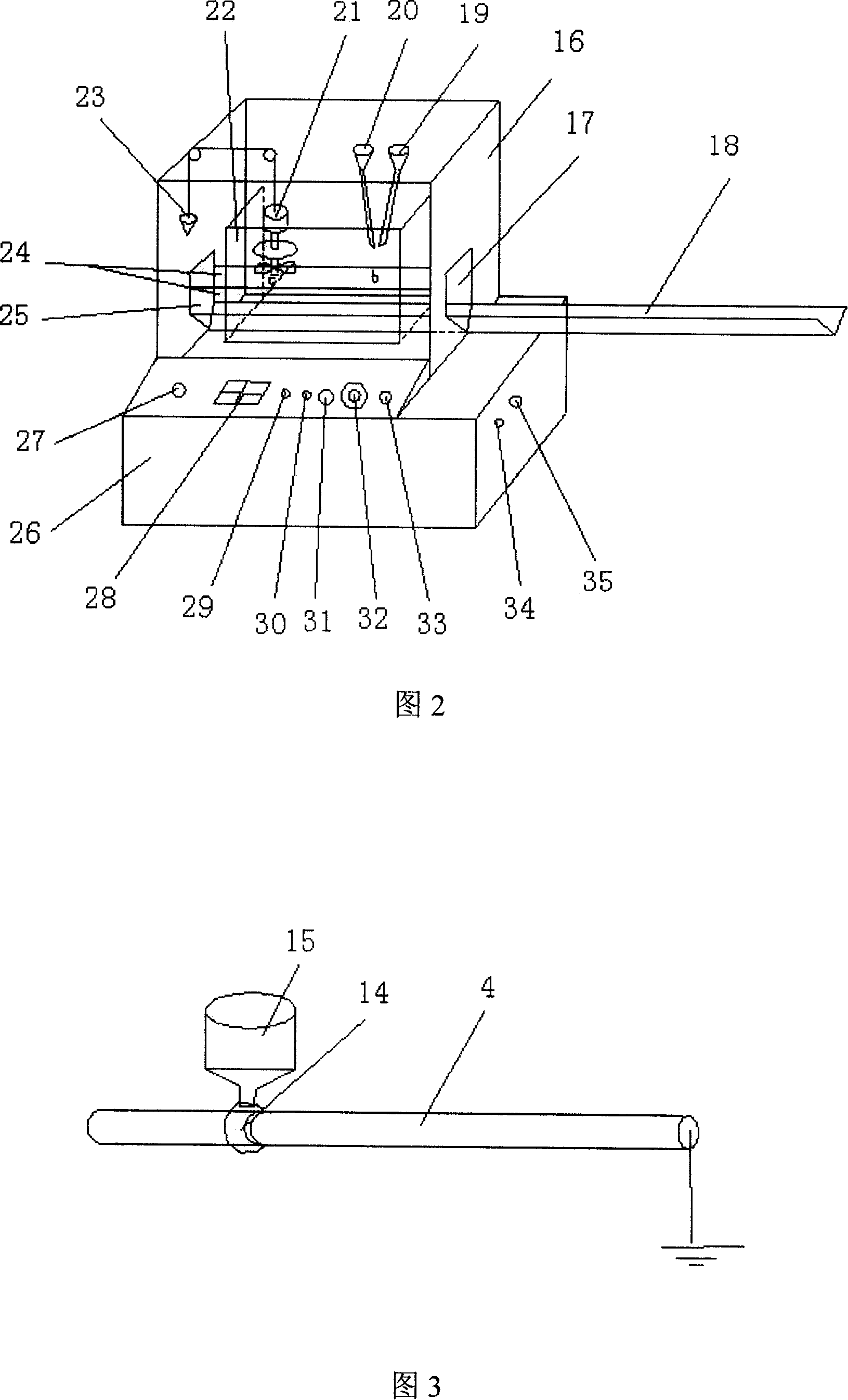 Tracing flow polymer-injected profile logging device, tracing agent and confection device and logging method