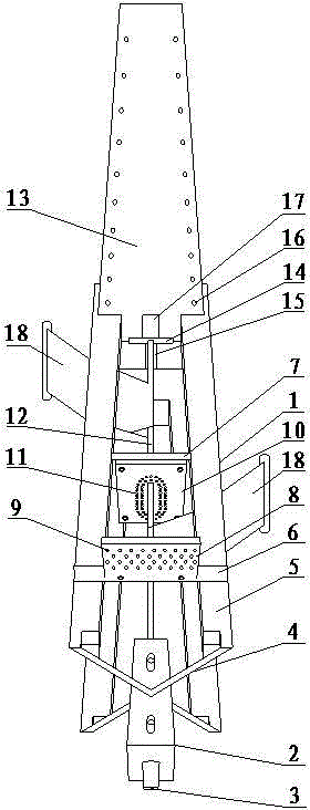 Guiding pultrusion mold for I-shaped glass fiber reinforced plastic sectional material