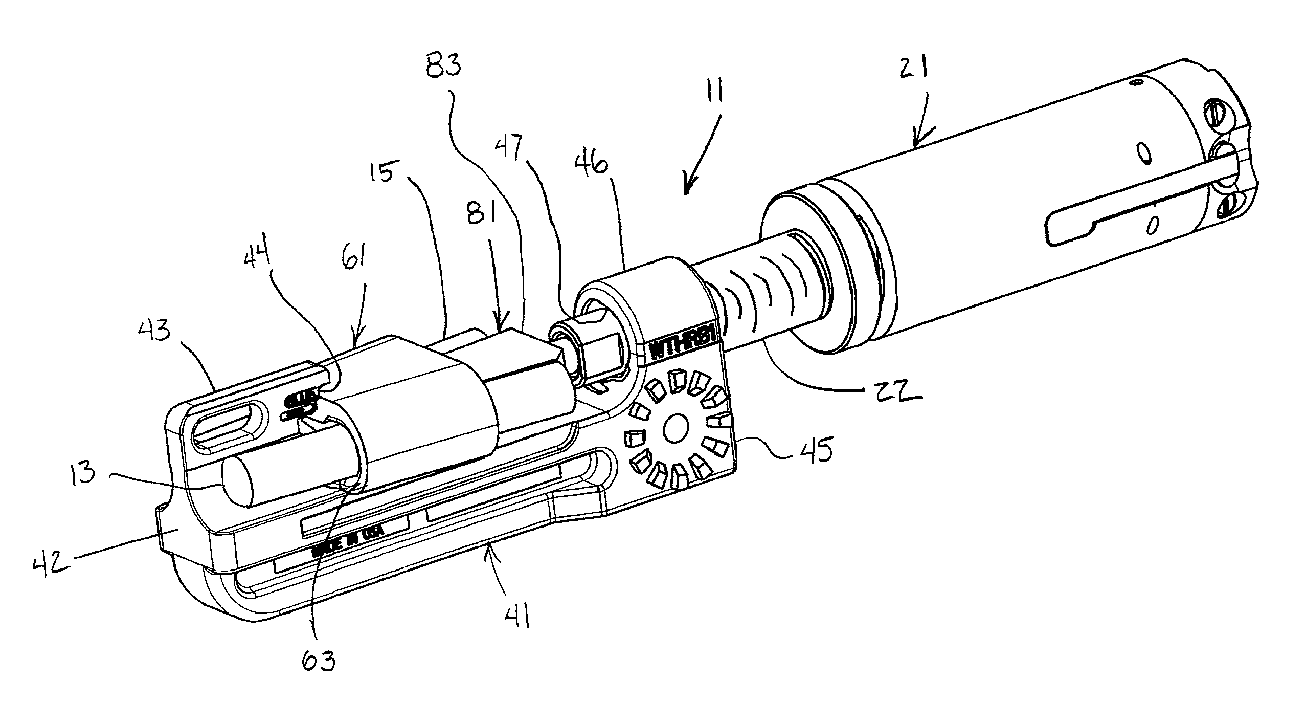 Limit indicator for ram of wedge connector