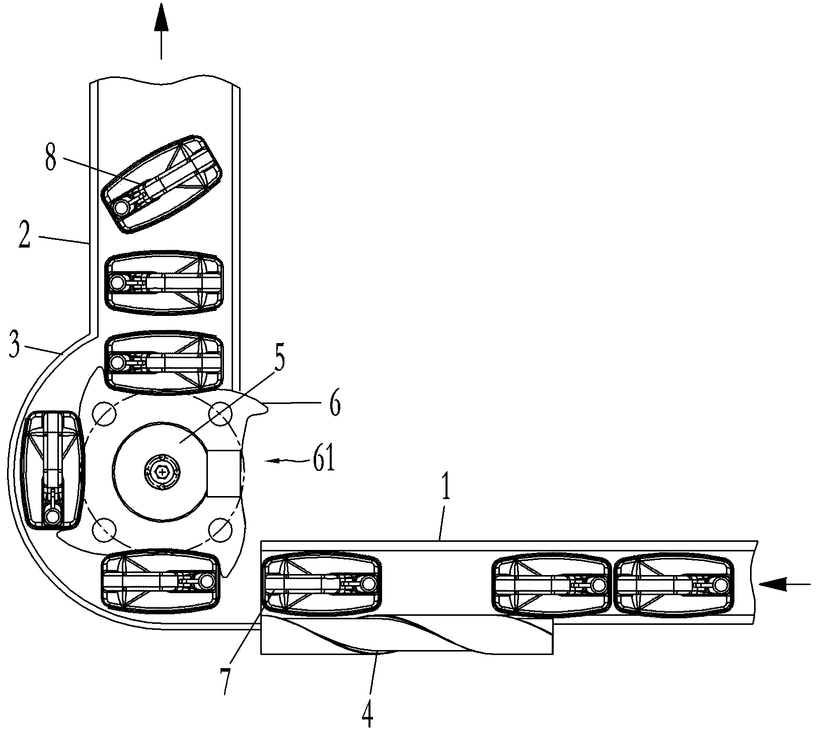 Bottle steering mechanism