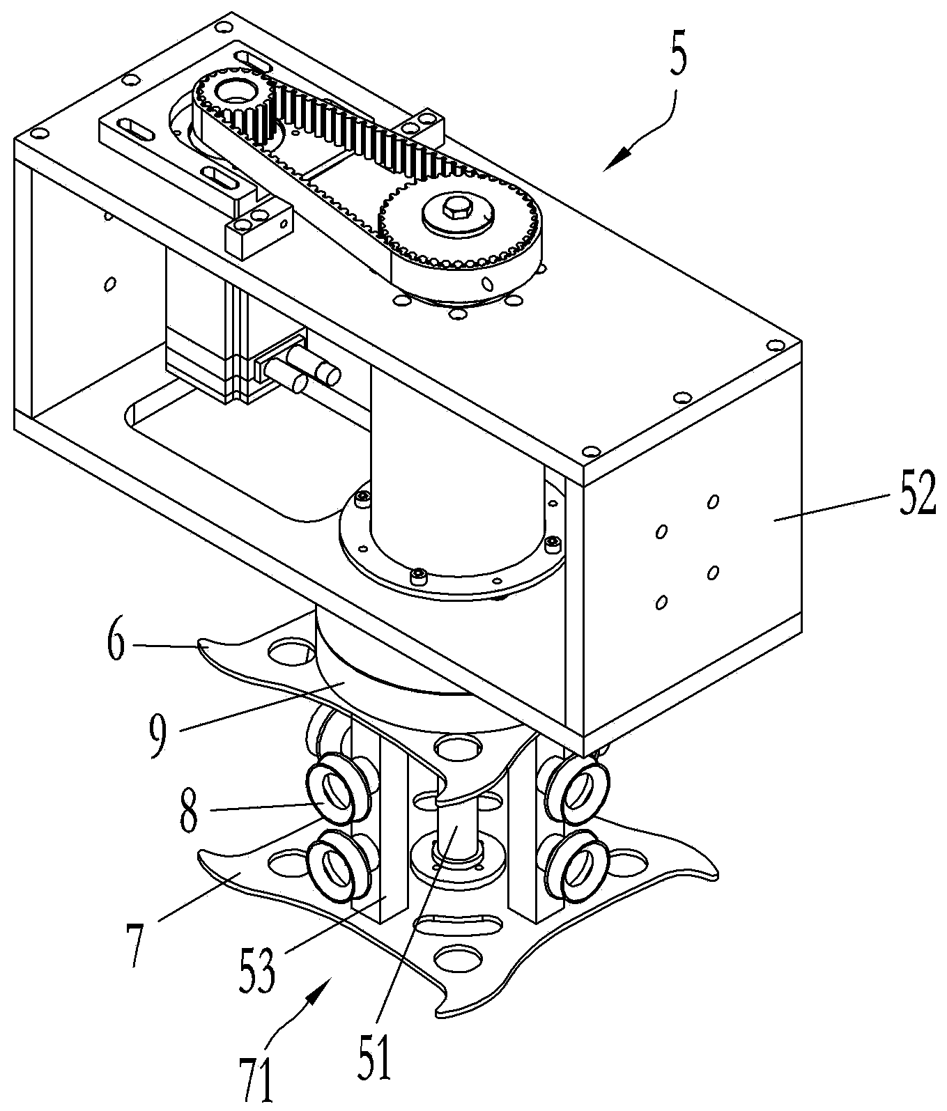 Bottle steering mechanism